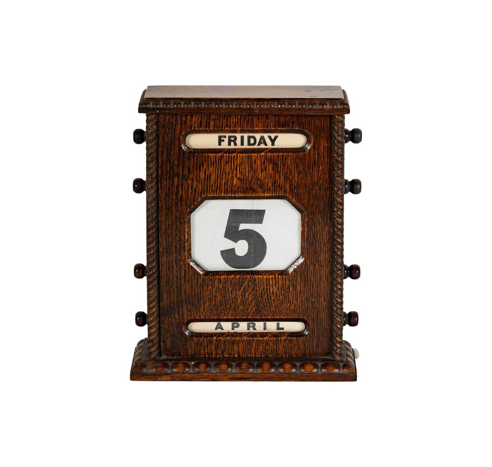 Vintage Oak Desk Calendar (1 of 6)