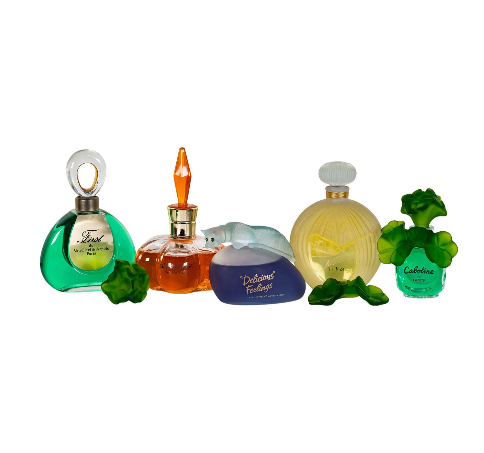 Five Large Factise Designer Perfume Bottles (1 of 8)