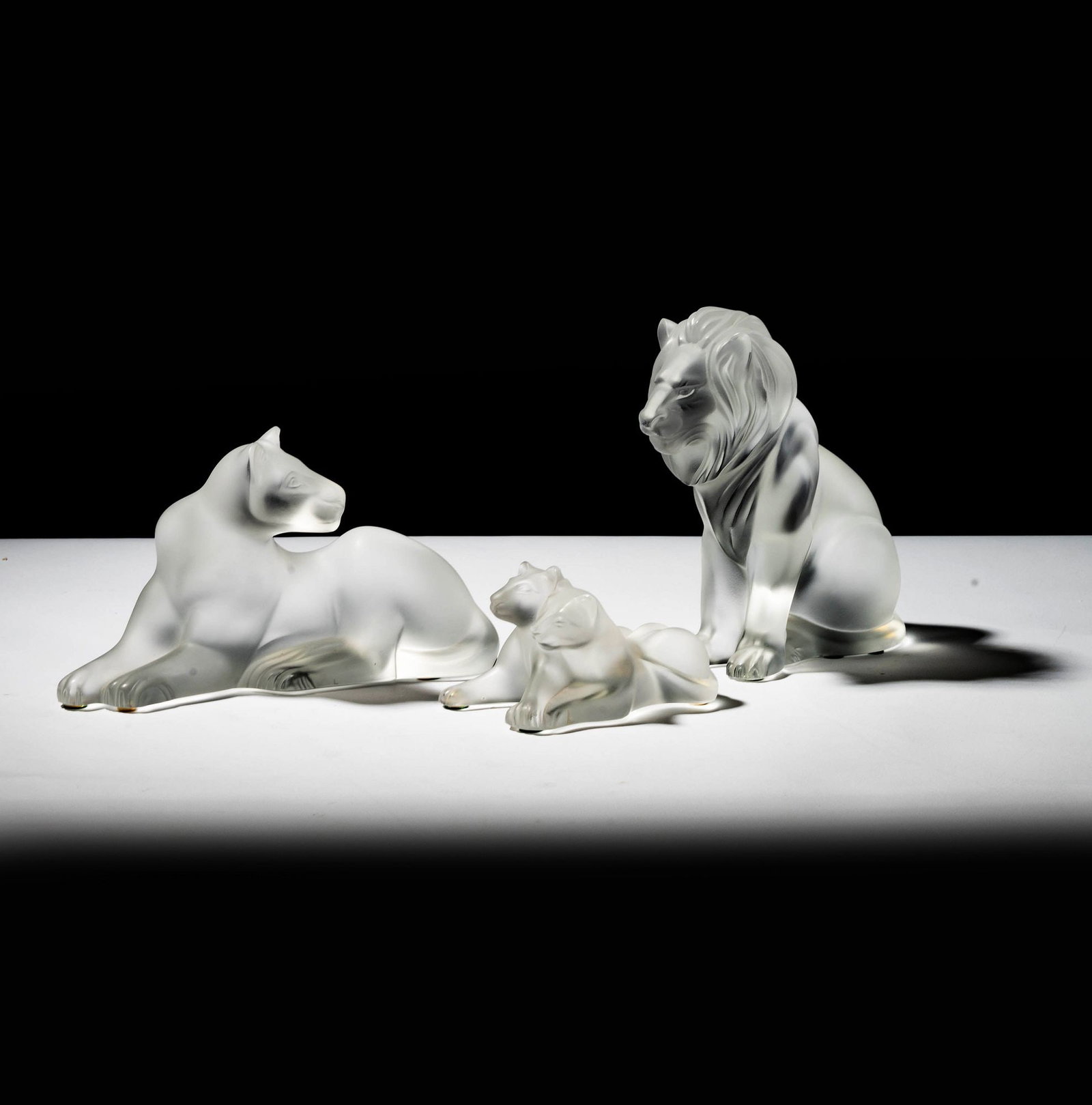 Three Lalique Lion Figures (1 of 16)