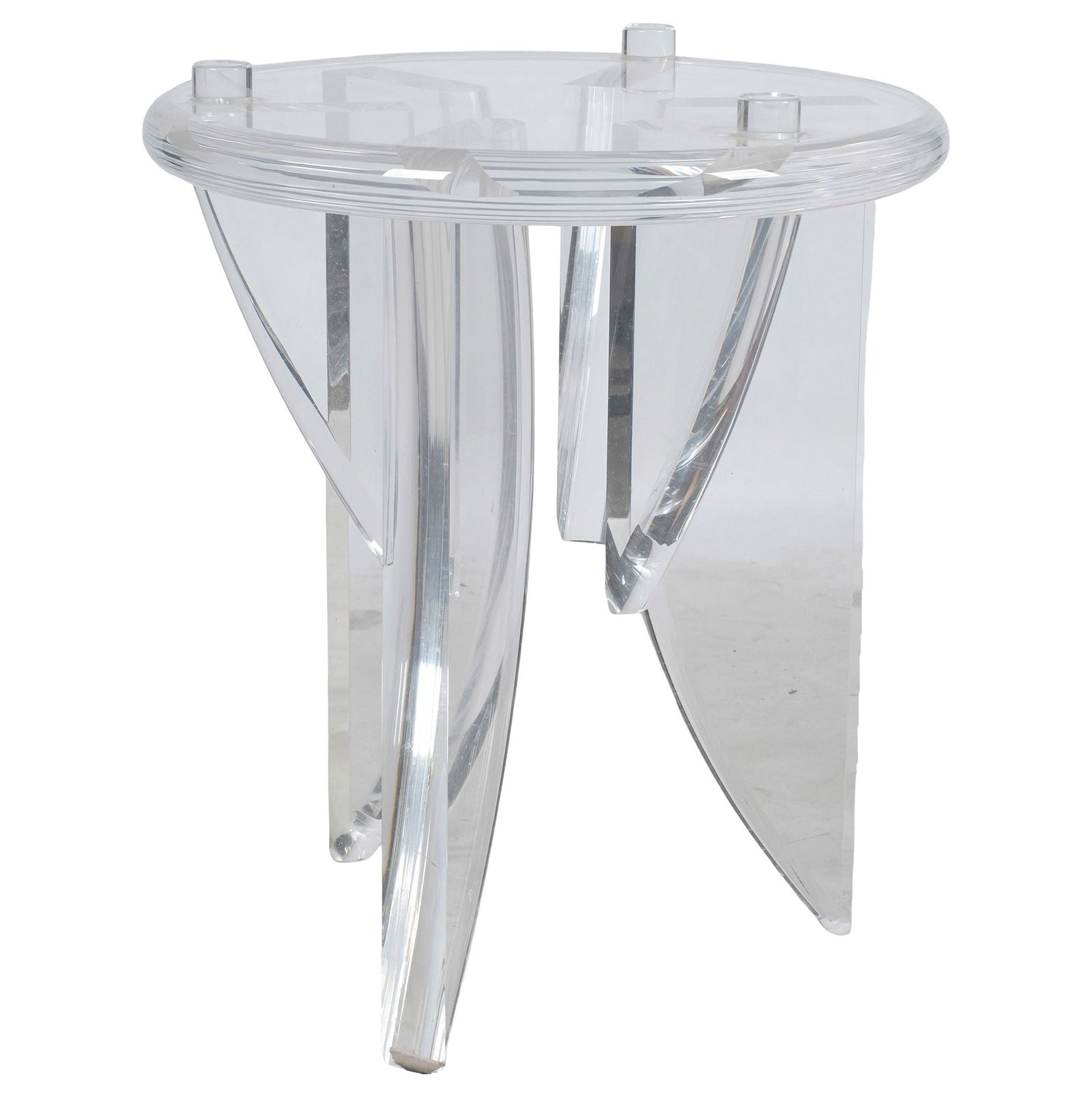 Modern Acrylic Side Table (1 of 9)