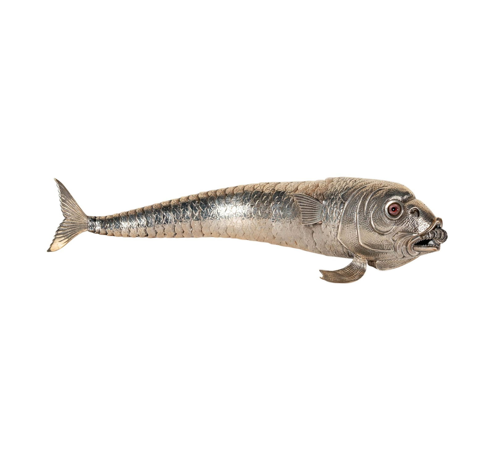 Spanish Sterling Articulated Fish Sculpture (1 of 14)