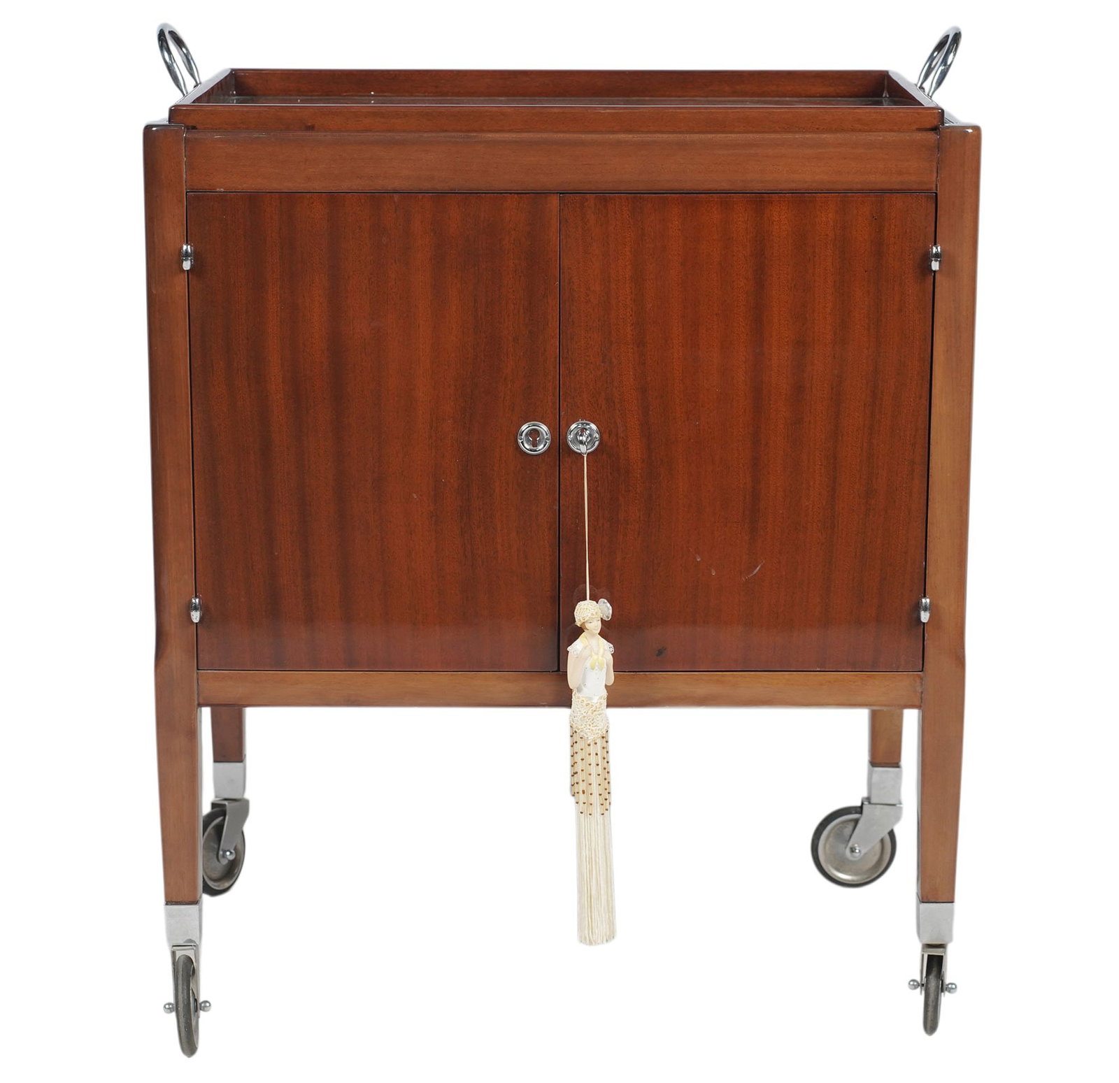 Kirby Beard Art Deco Rolling Bar Cart (1 of 10)