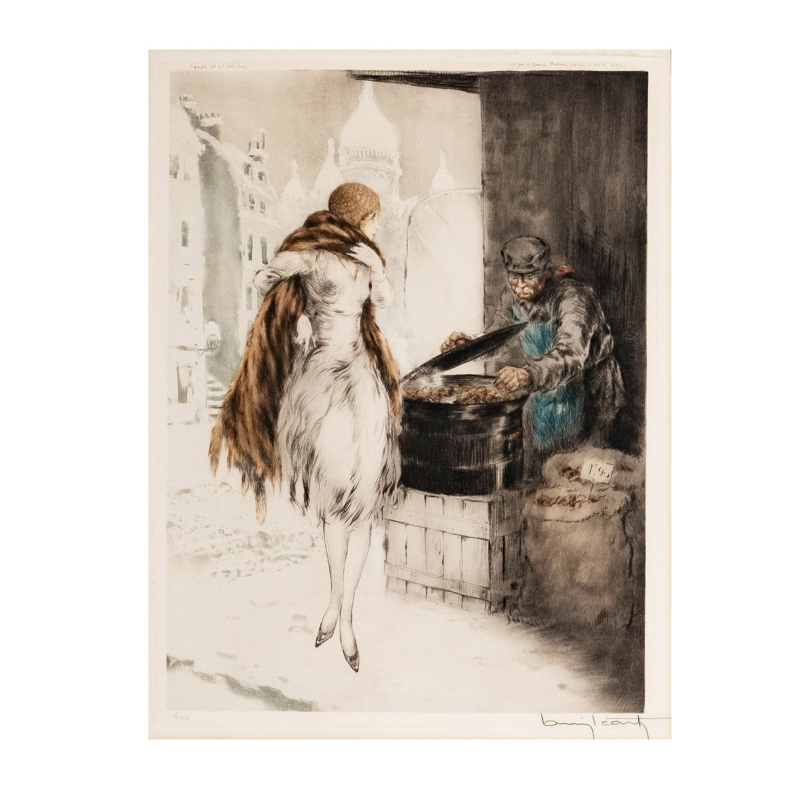 Louis Icart (French, 1888–1950), Chestnut (1 of 11)