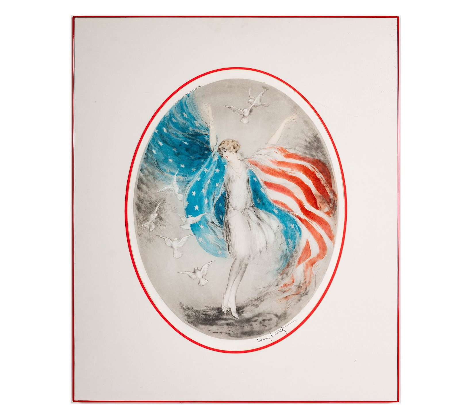 Louis Icart (French, 1888–1950), Miss America (1 of 8)
