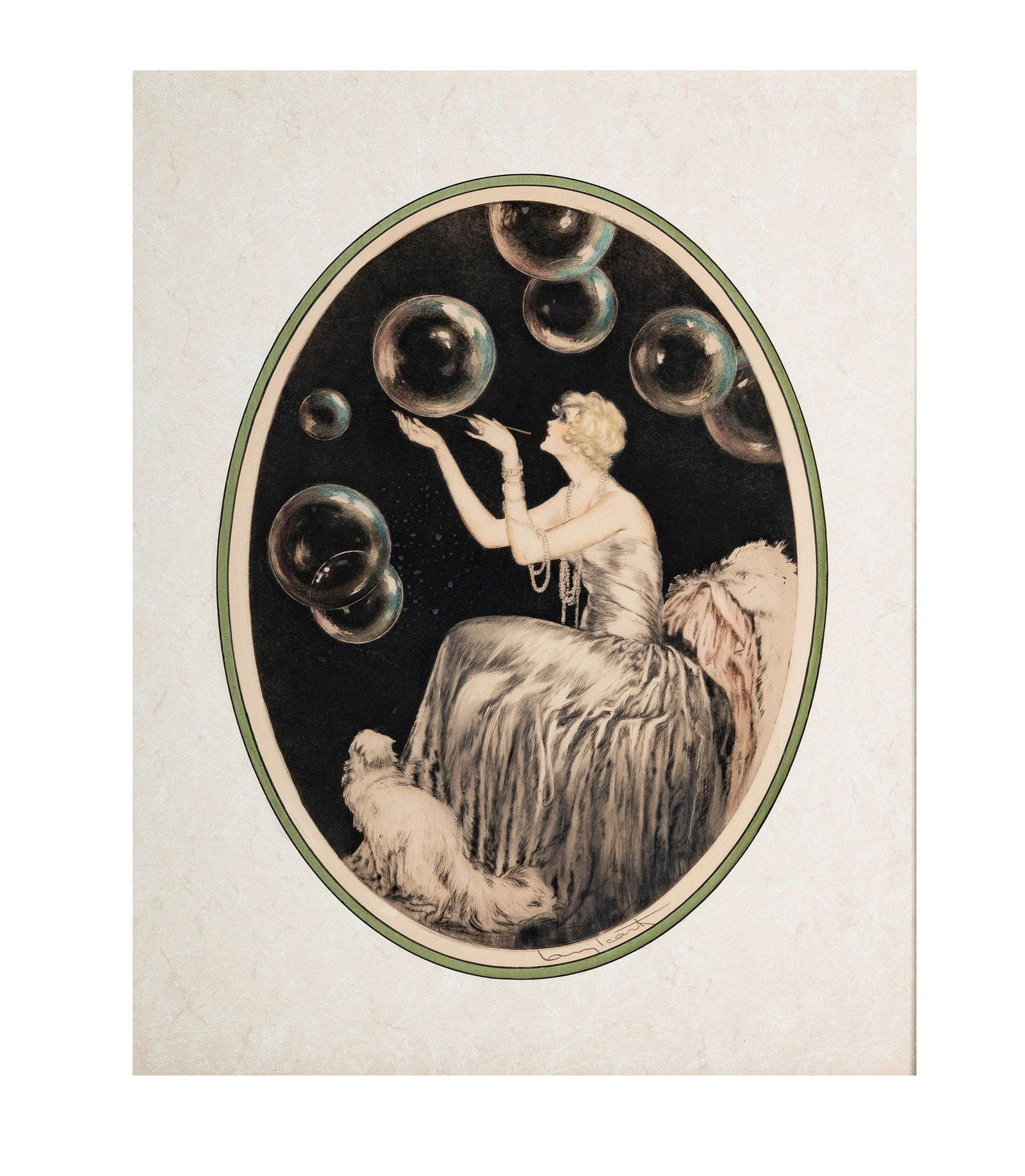 Louis Icart (French, 1888–1950), Bubbles (1 of 9)