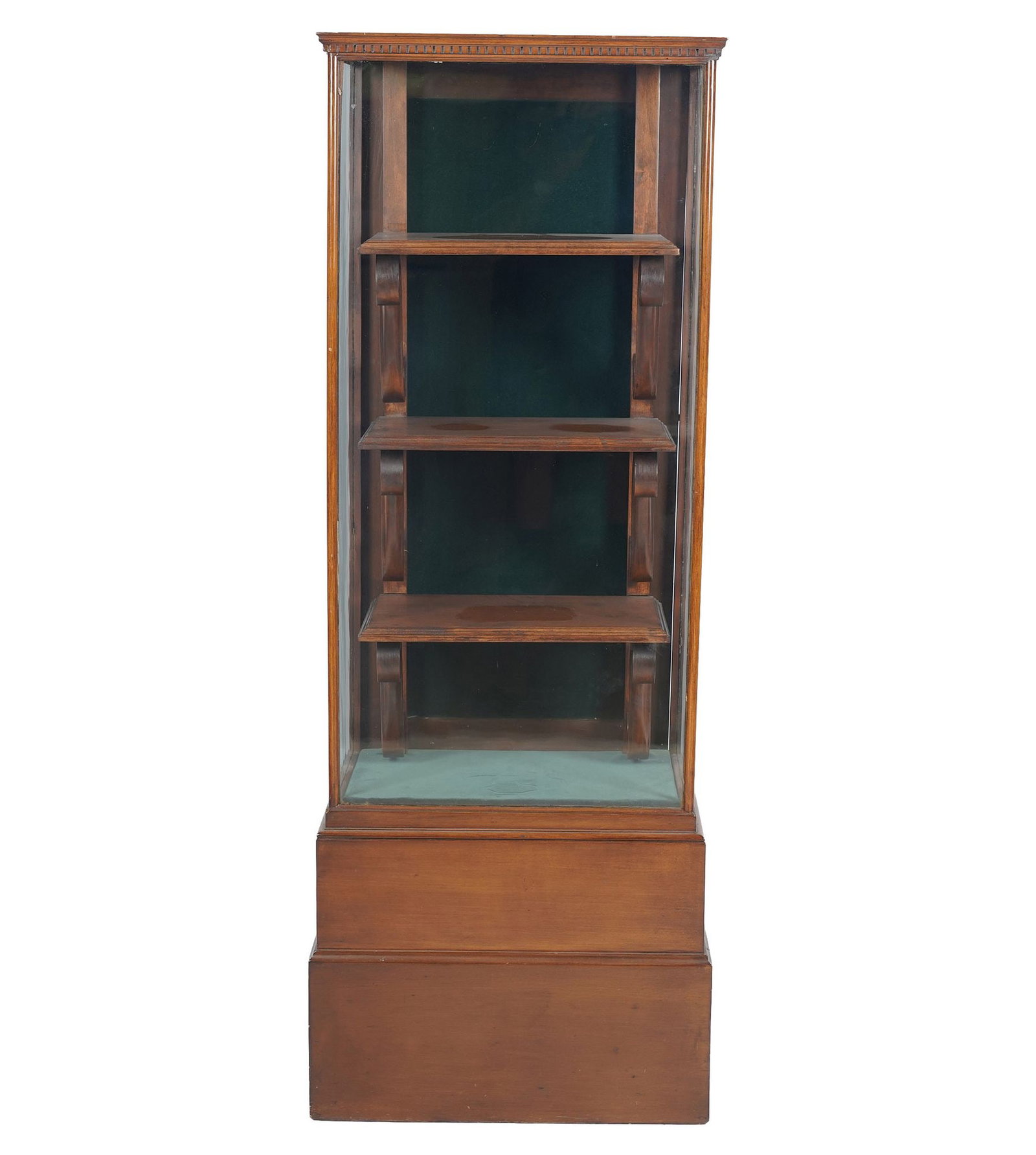 English Wood and Glass Narrow Display Case (1 of 10)