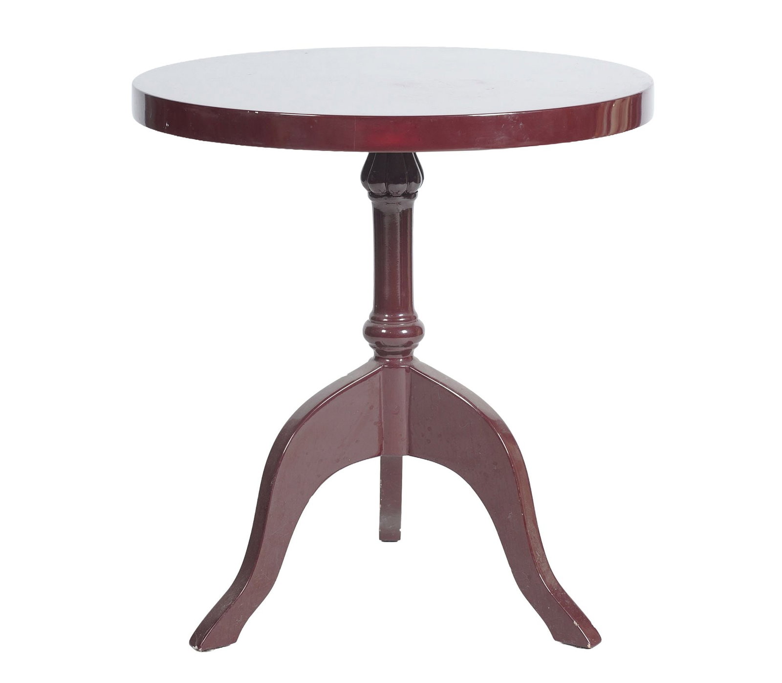 English Lamp Table: 24 x 22 1/4 in.