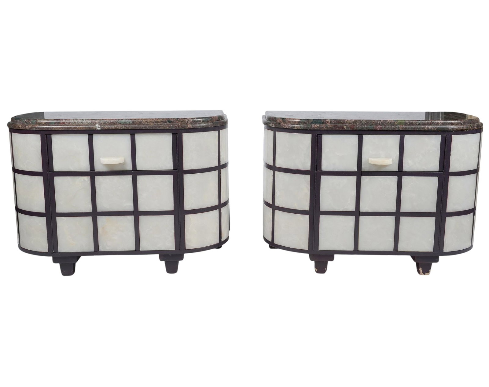 Pair of Modern Deco-Style Side Cabinets (1 of 10)