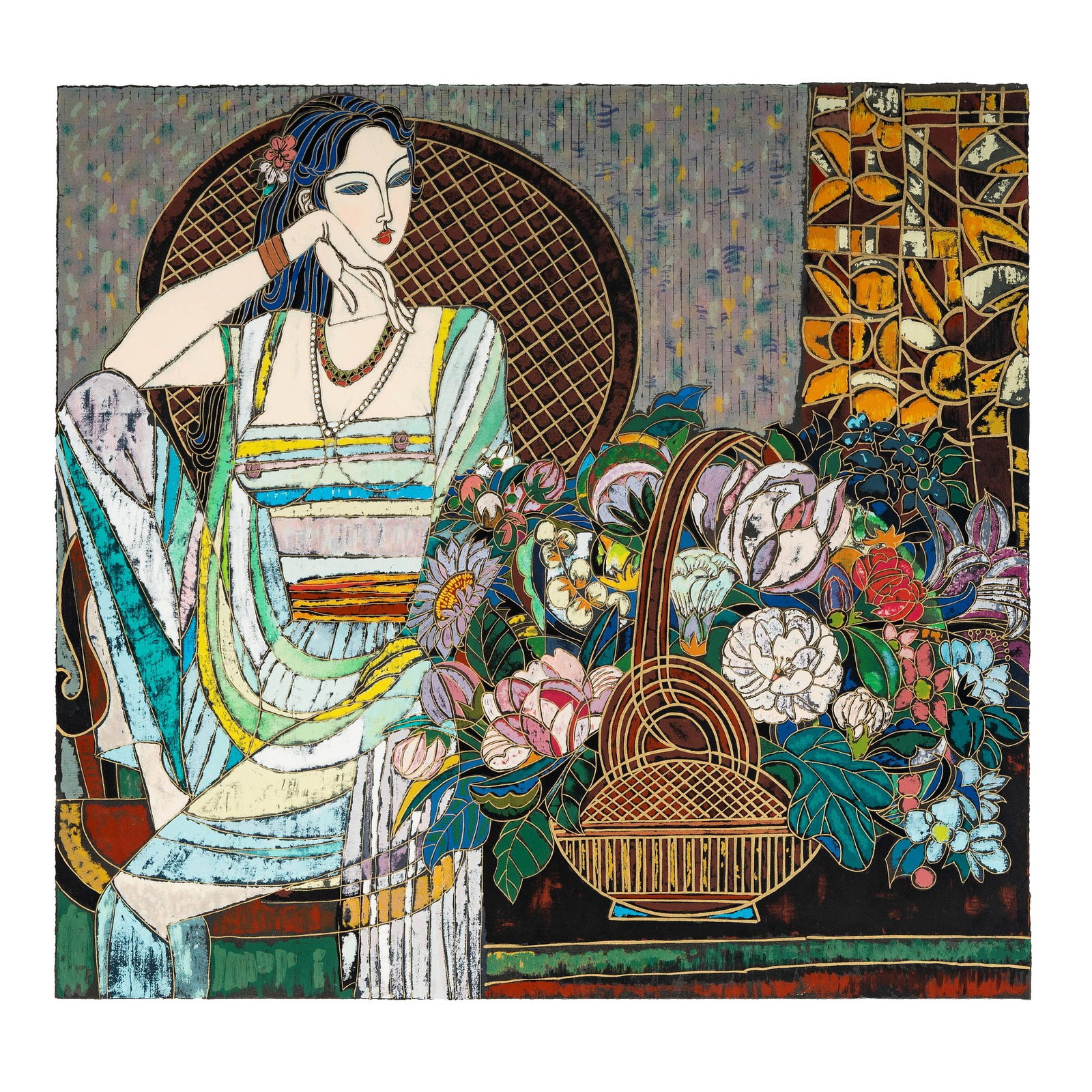 Zhang Hongbin (b.1942), Bouquets From a Lover (1 of 10)