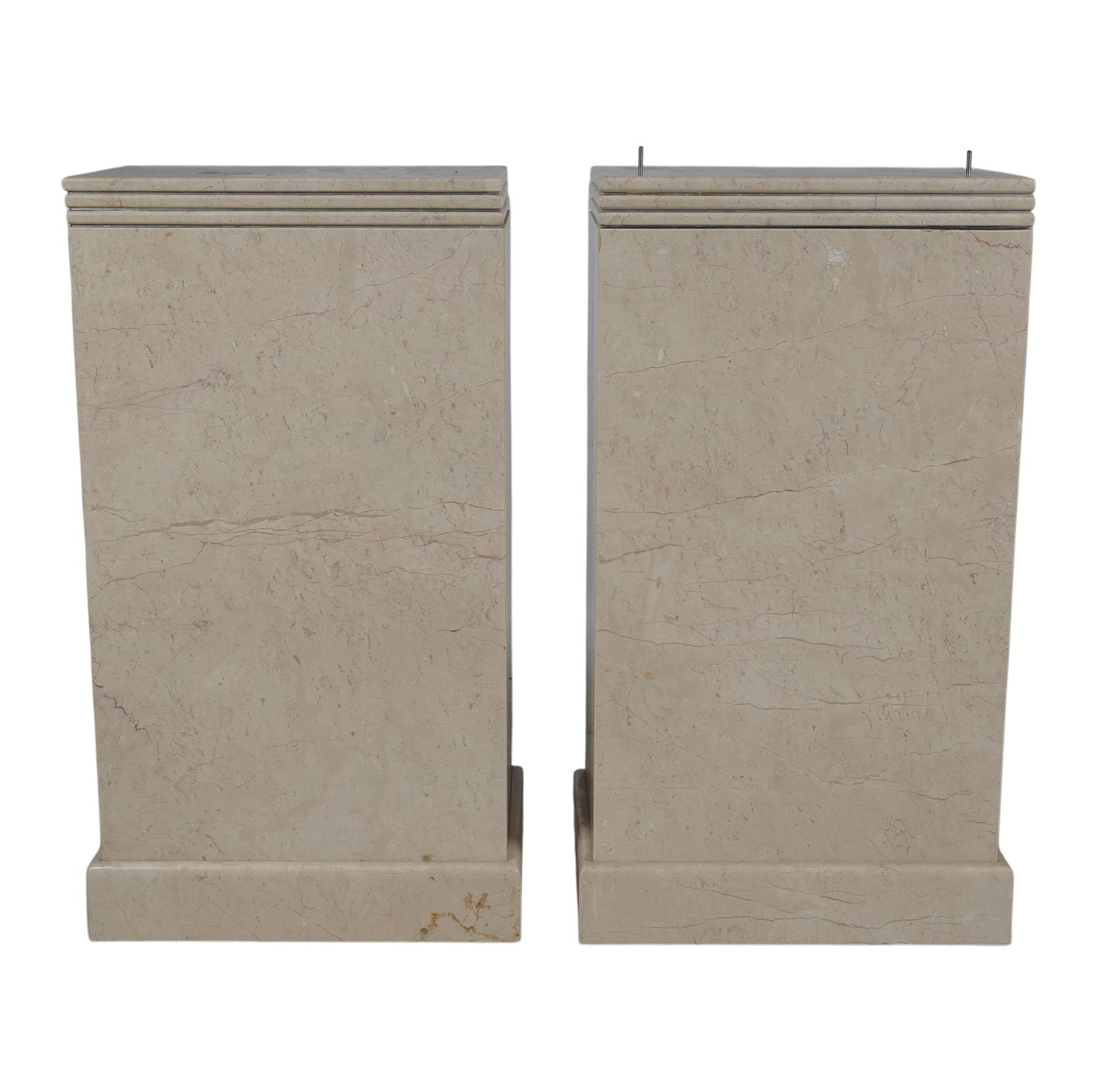 Pair of Contemporary Marble Pedestals (1 of 13)