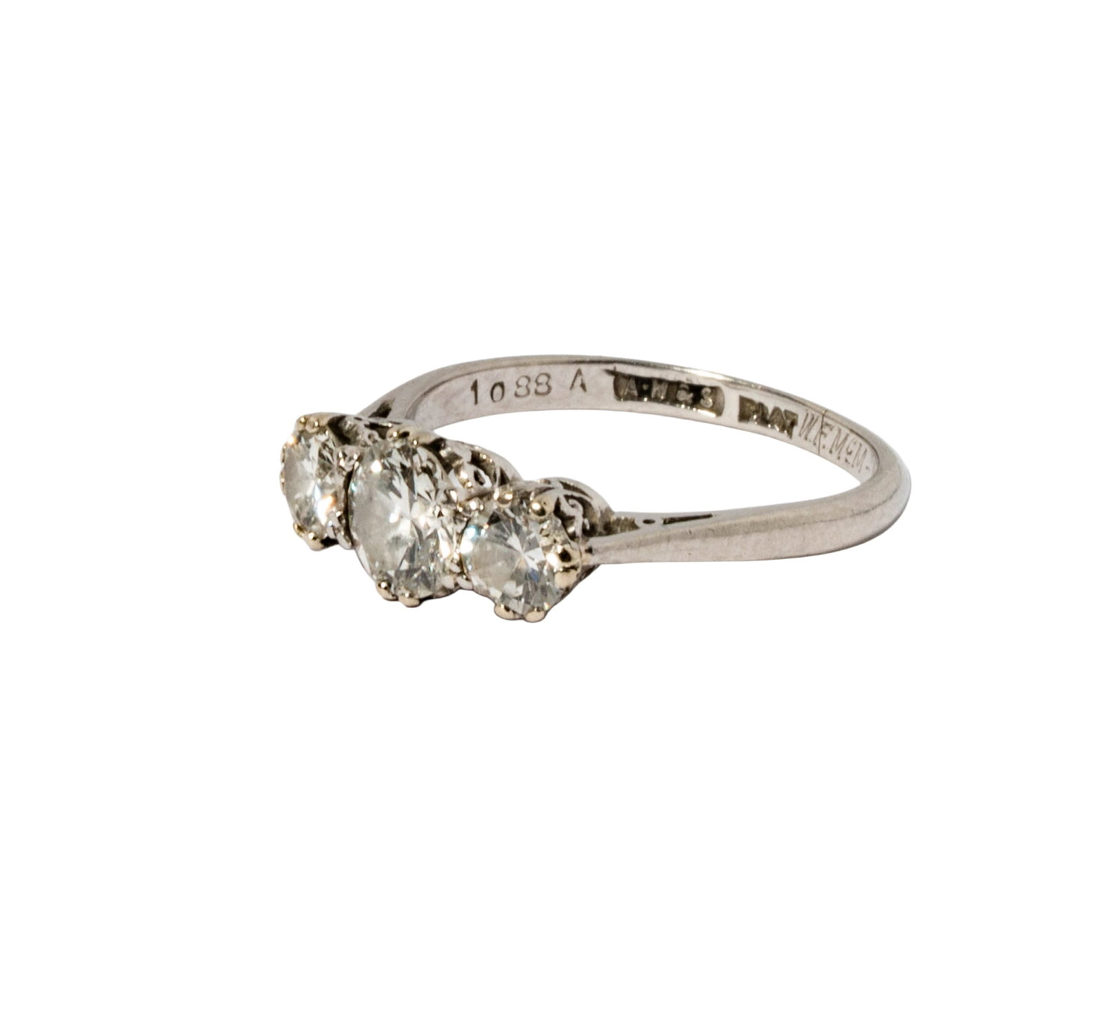 Platinum Diamond Ring - 2