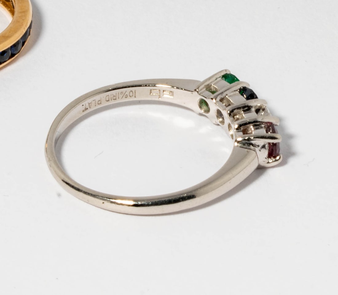 Two Gem-set Rings - 7