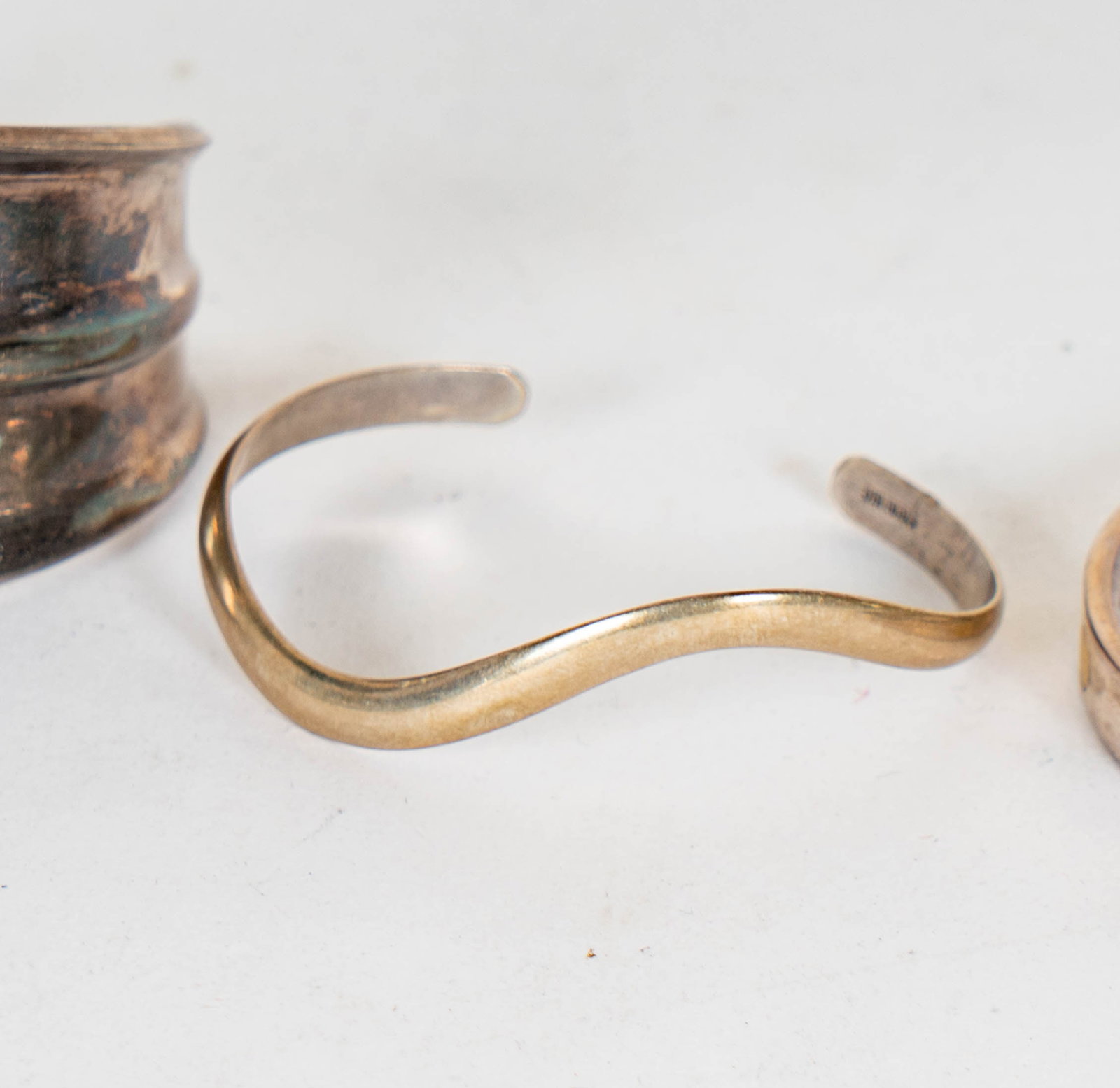 Three Silver Bracelets - 3