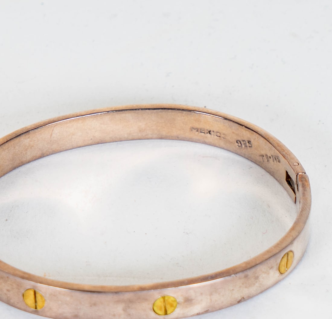 Three Silver Bracelets - 6