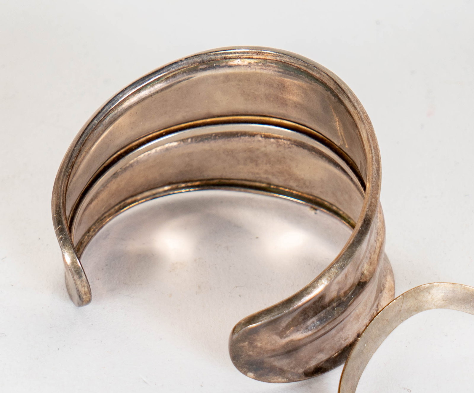 Three Silver Bracelets - 8
