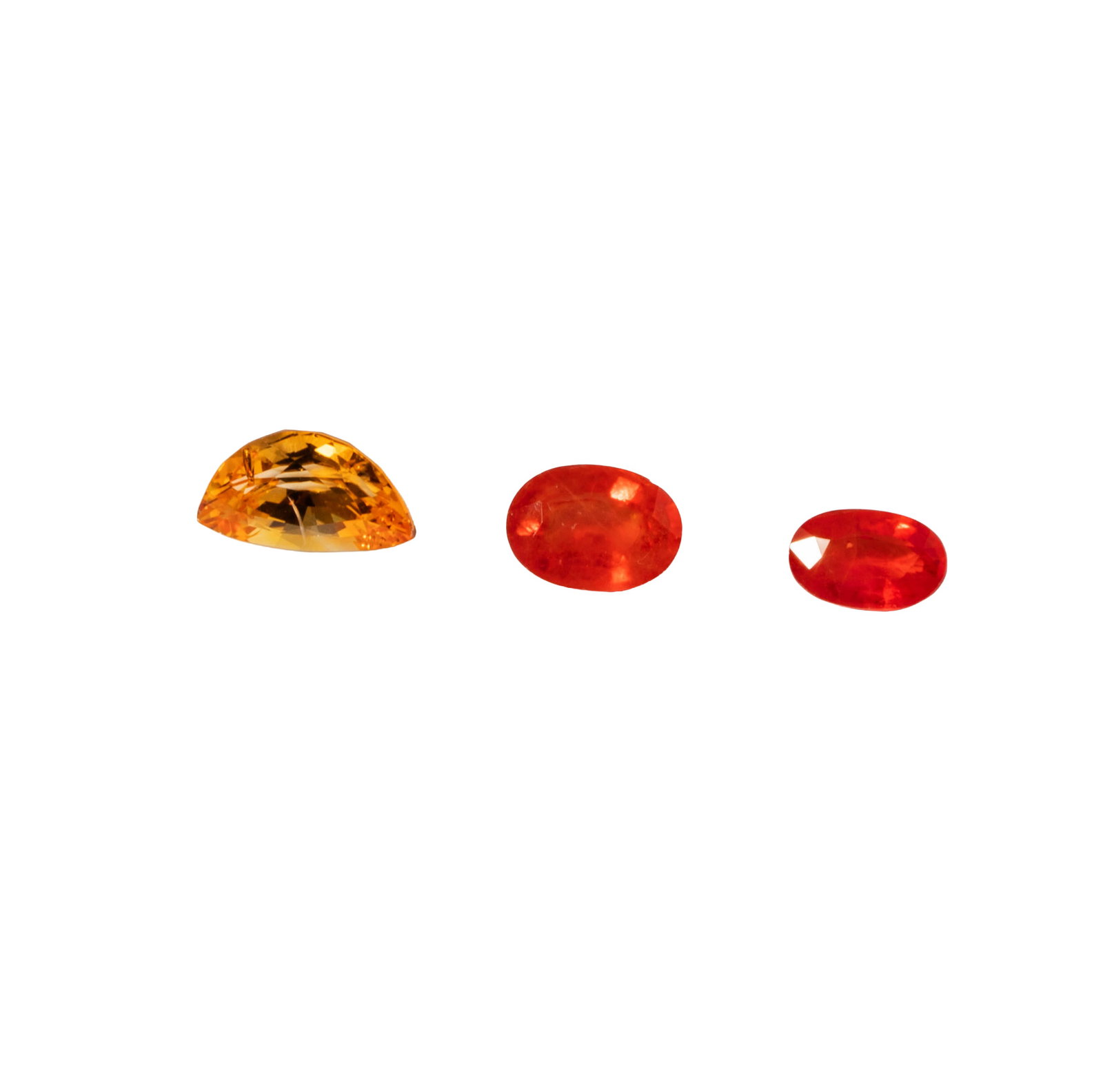 Three Beryllium Diffused Sapphires (1 of 16)
