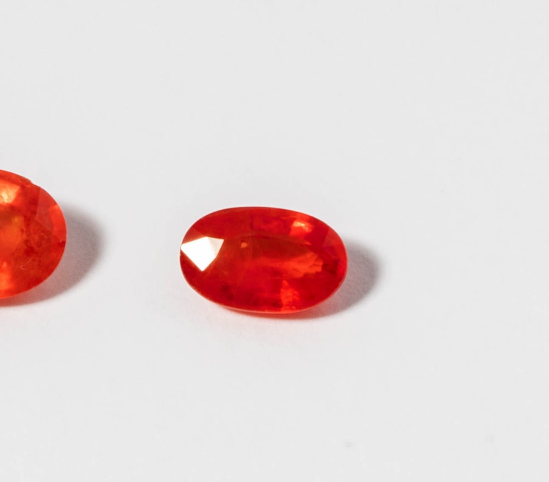 Three Beryllium Diffused Sapphires - 4