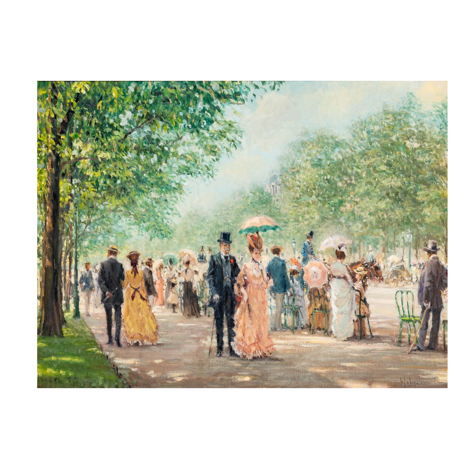 Alan Maley (1931-1995), Promenade in The Park (1 of 9)
