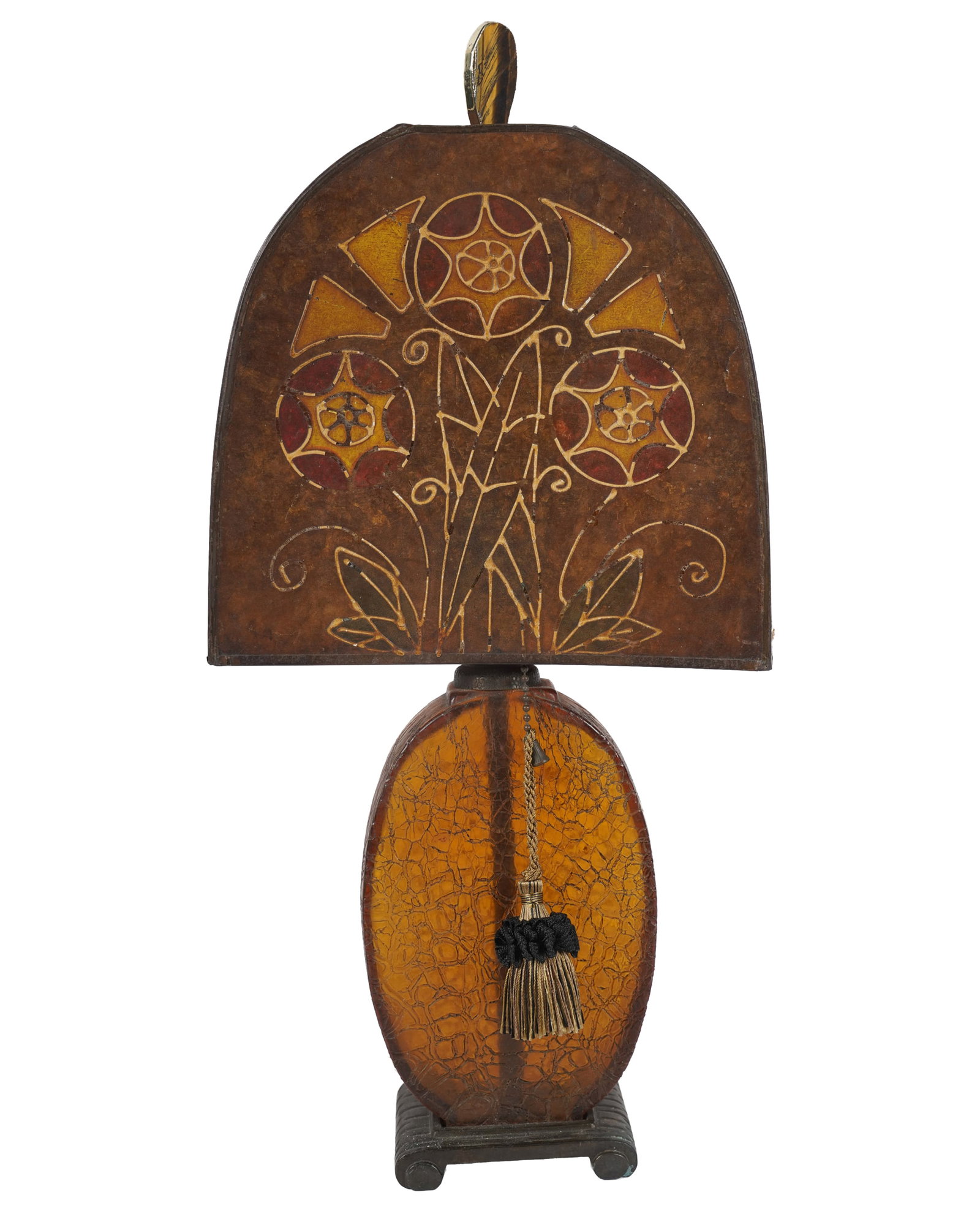 Art Deco-Style Table Lamp with Mica Shade (1 of 8)