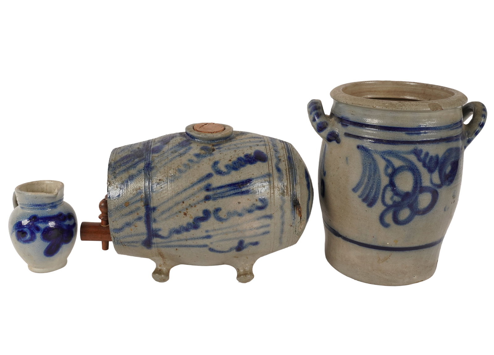 Three Blue and White Stoneware Items (1 of 11)