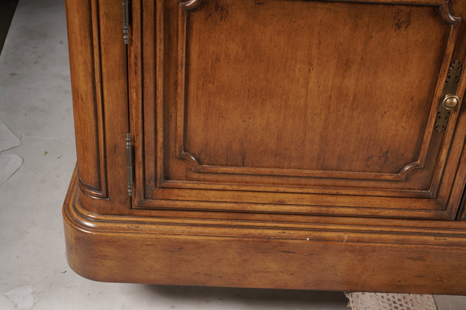 Contemporary Walnut Two-Door Buffet - 3