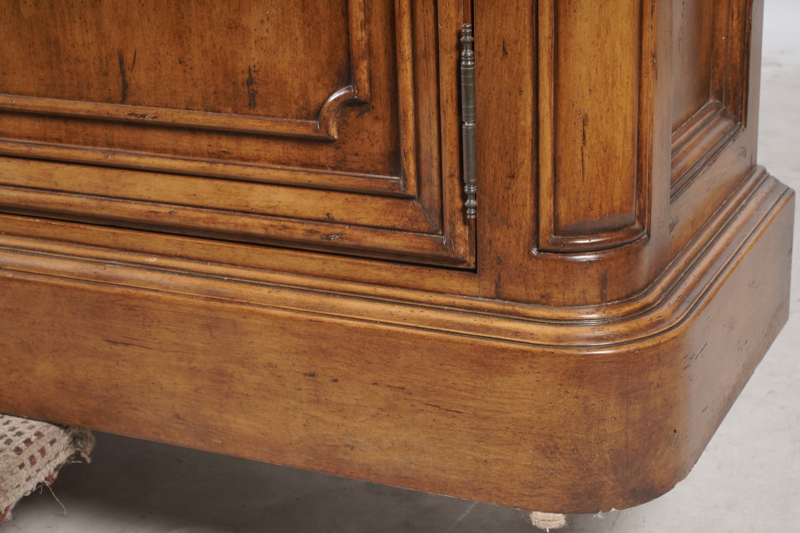 Contemporary Walnut Two-Door Buffet - 5