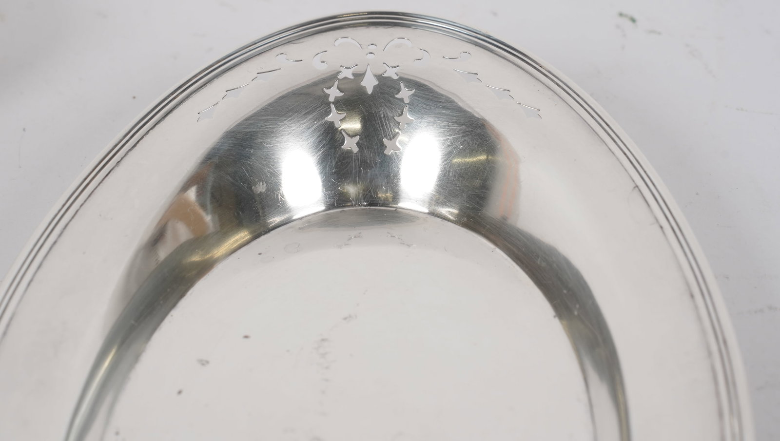Two Sterling Silver Bread Trays - 6