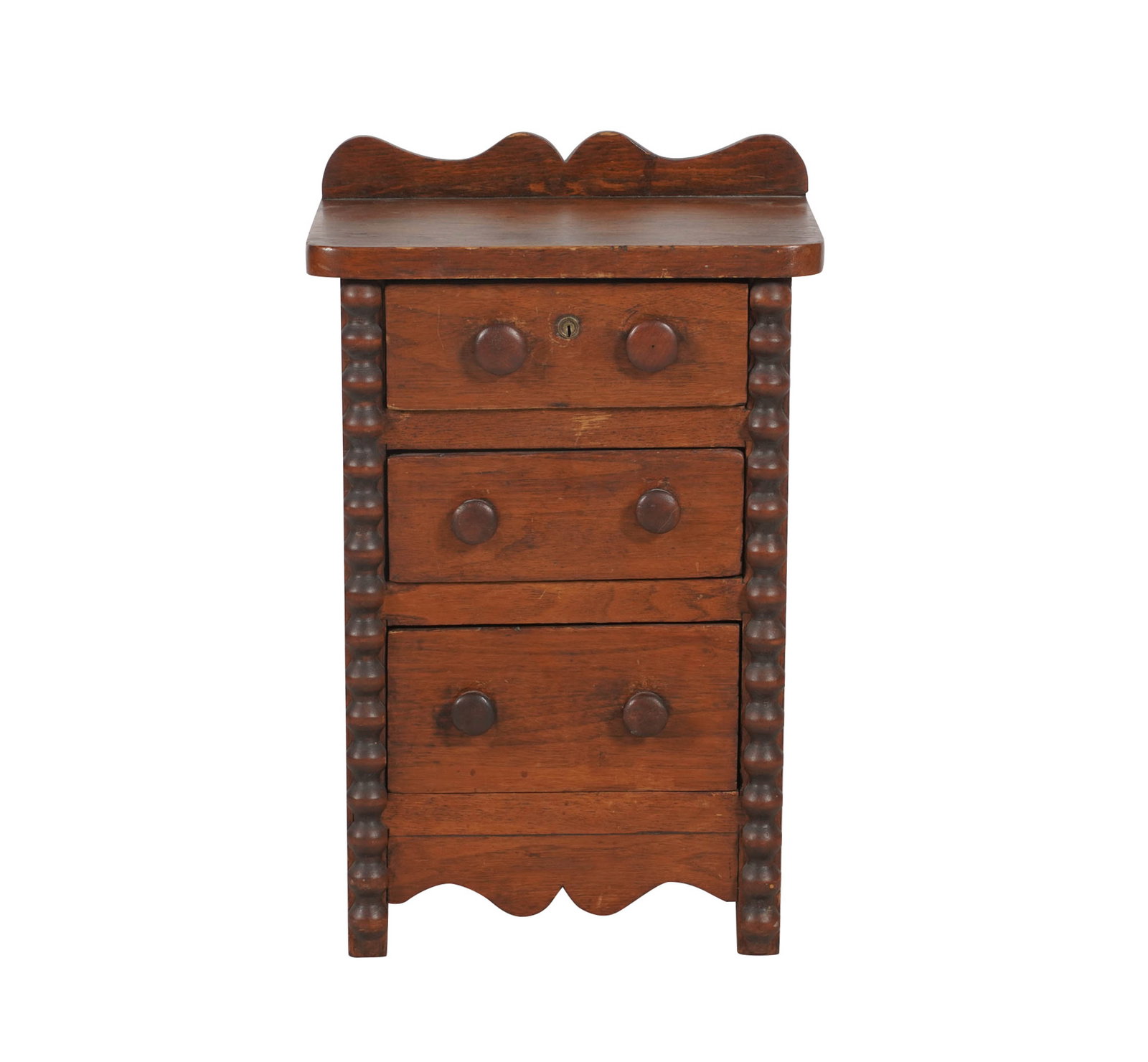 A Miniature Chest of Drawers in the Late Federal Style (1 of 8)
