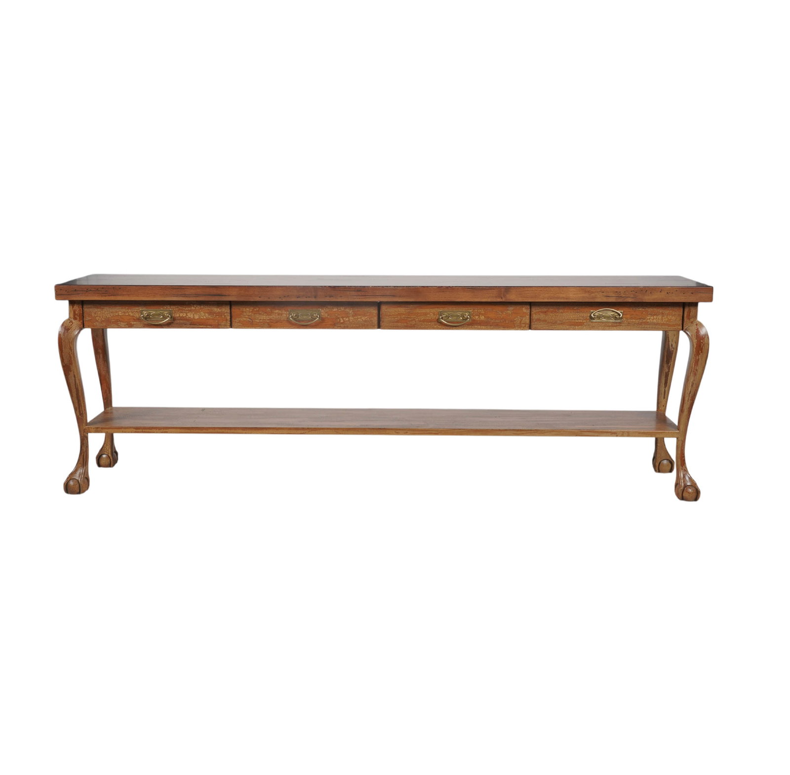 Chippendale-Style Tiered Sofa Table (1 of 18)