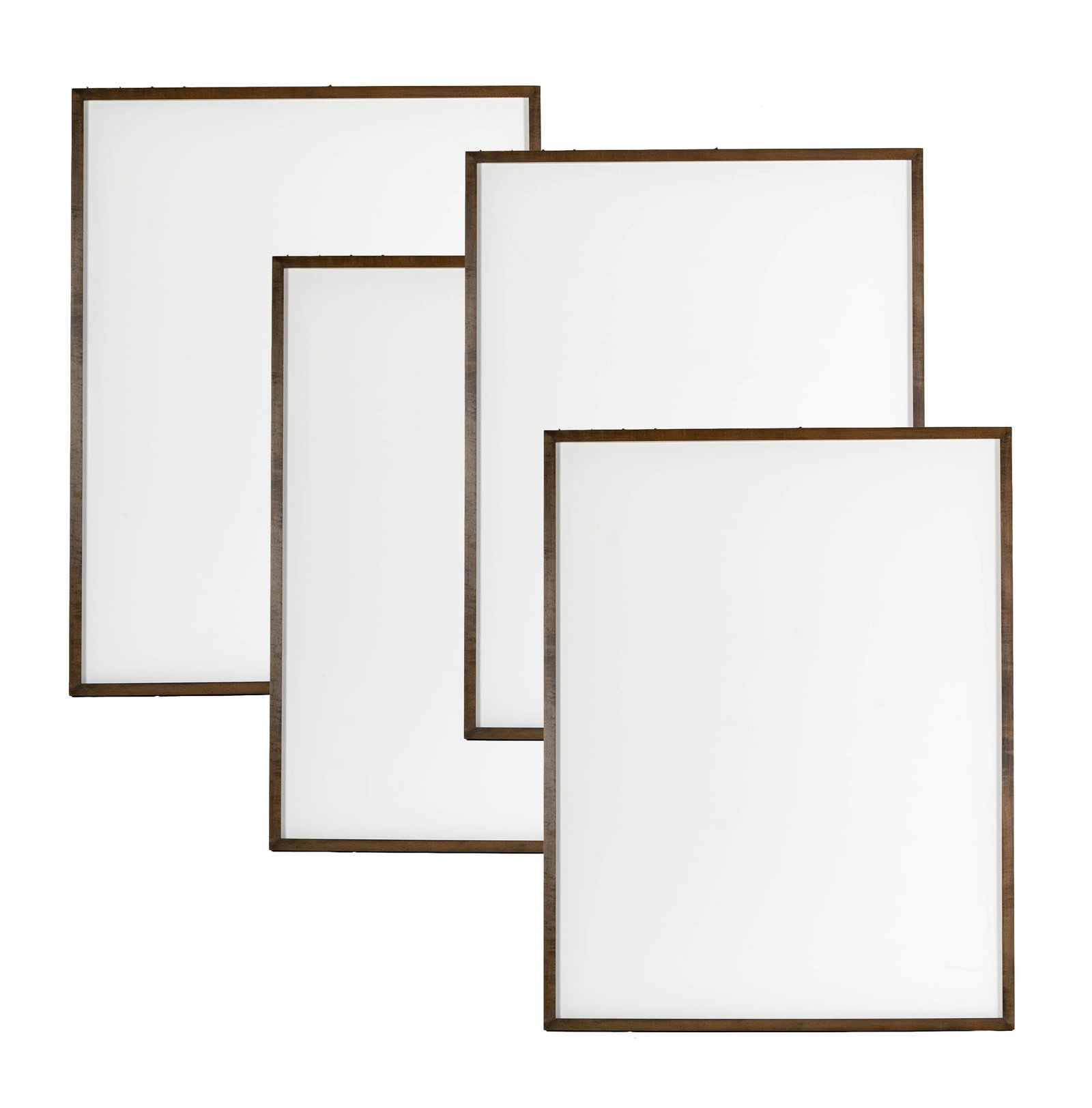 Four Custom Gallery Art Frames: 37 x 29 in.