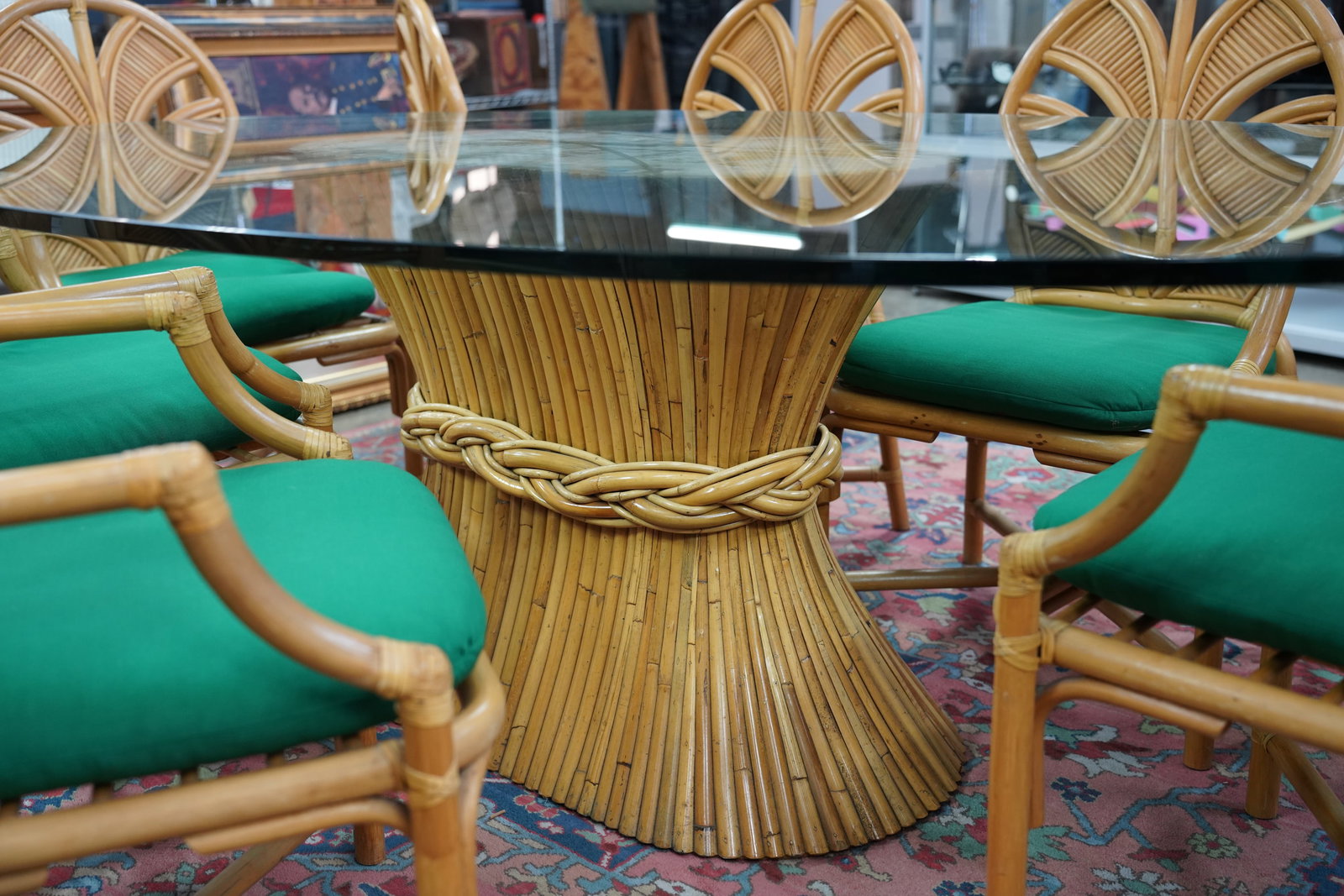 Rattan Dining Set - 14