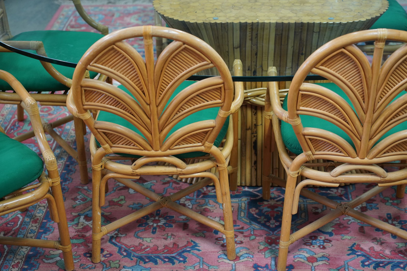 Rattan Dining Set - 4