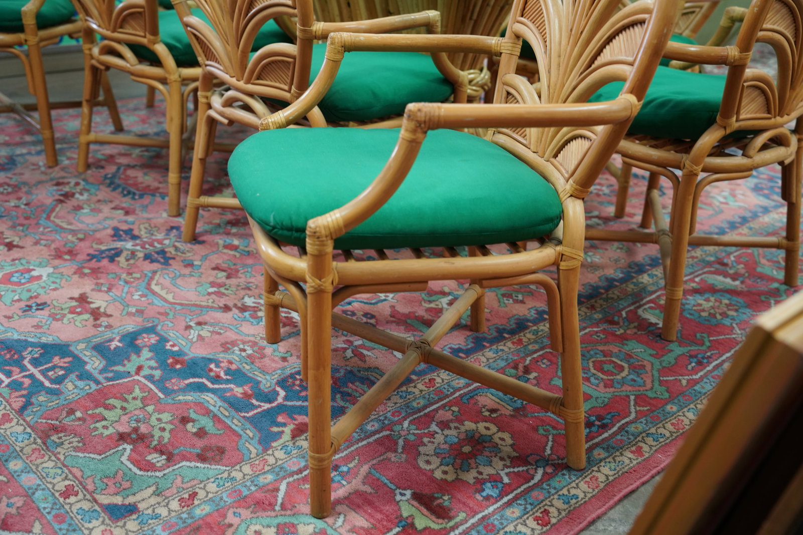 Rattan Dining Set - 6