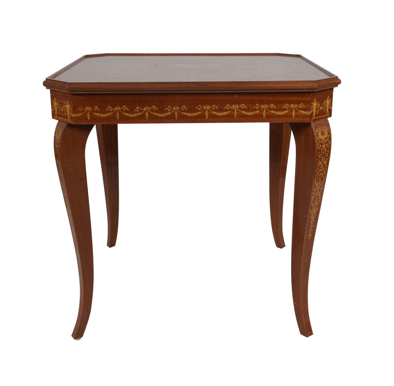 Italian Marquetry Game Table (1 of 10)