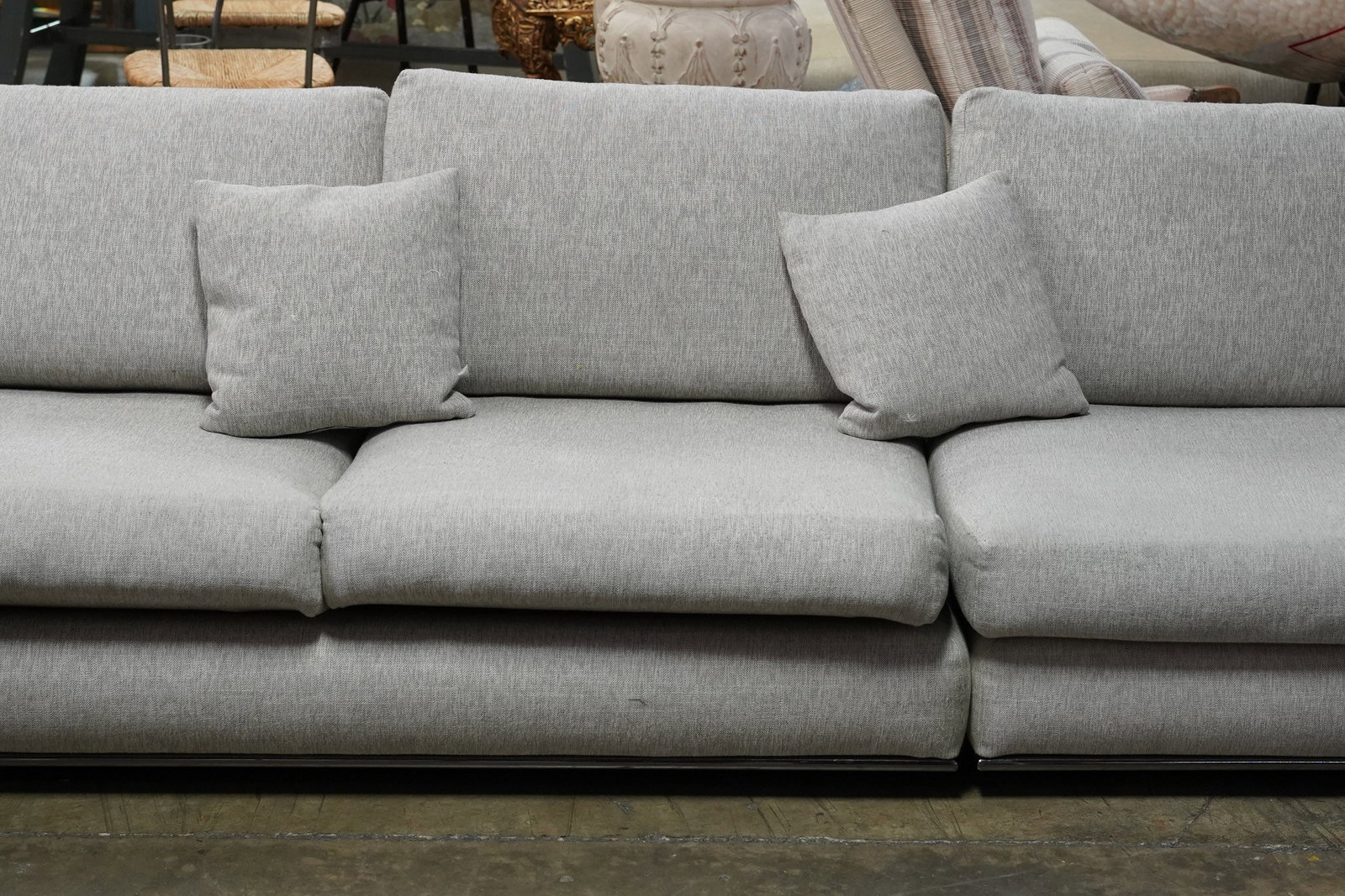 Minotti Chrome Base Sectional Sofa - 3