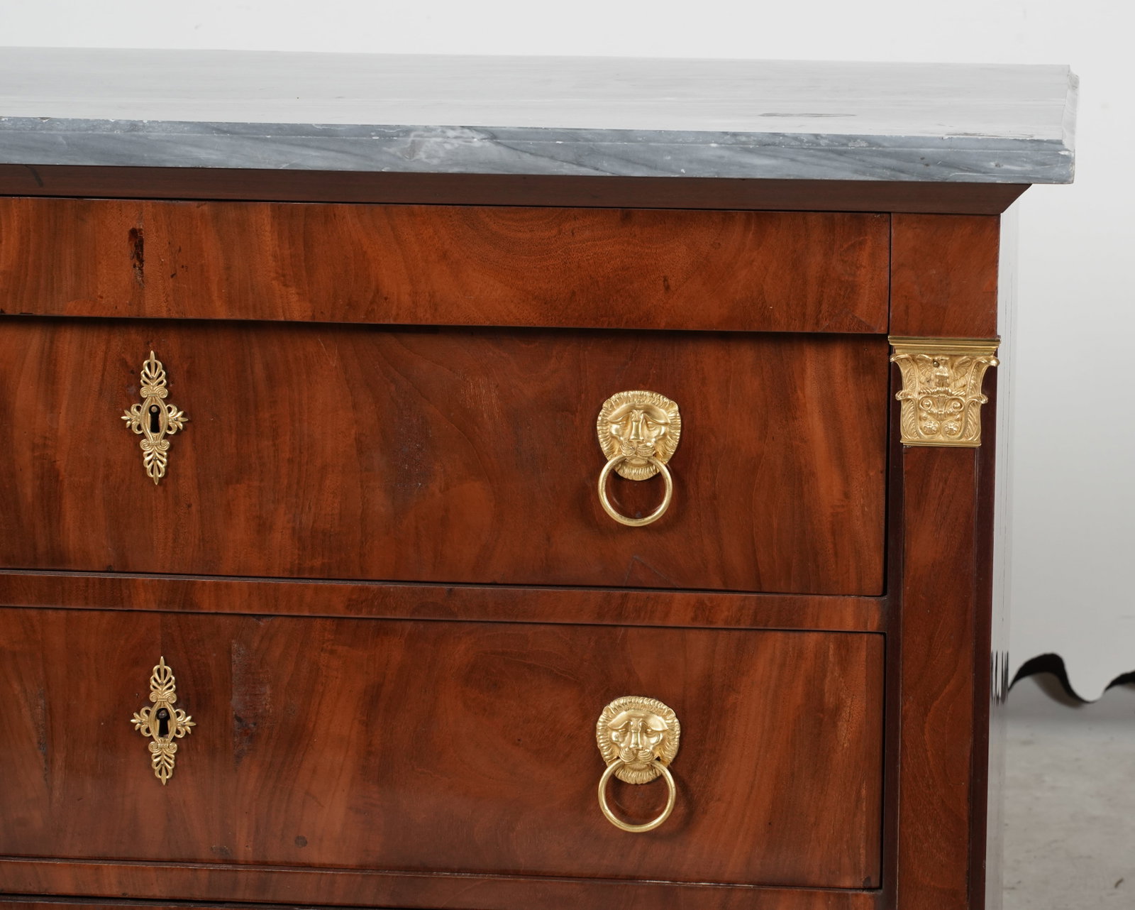 An Empire-Style Marble-Top Commode - 2