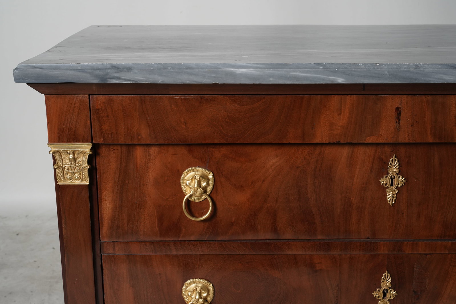 An Empire-Style Marble-Top Commode - 5