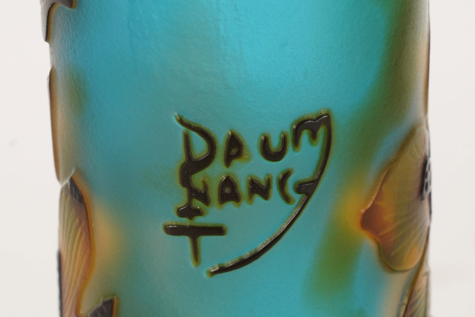 Signed Daum Nancy-Style Three Handle Vase - 10