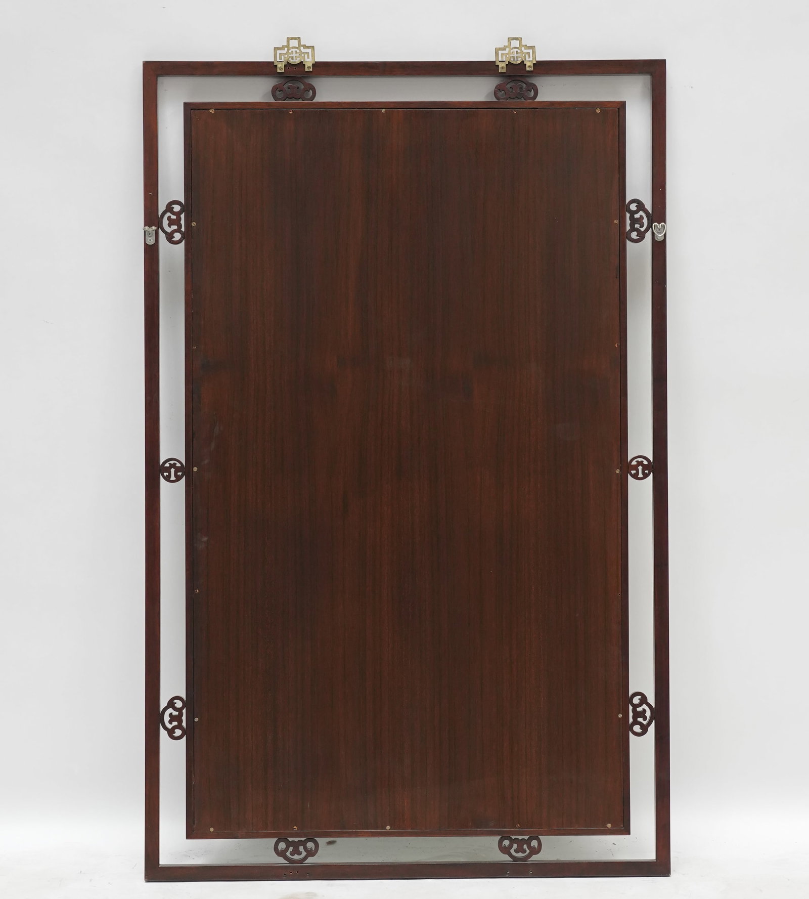 Asian Style Teak Mirror - 8