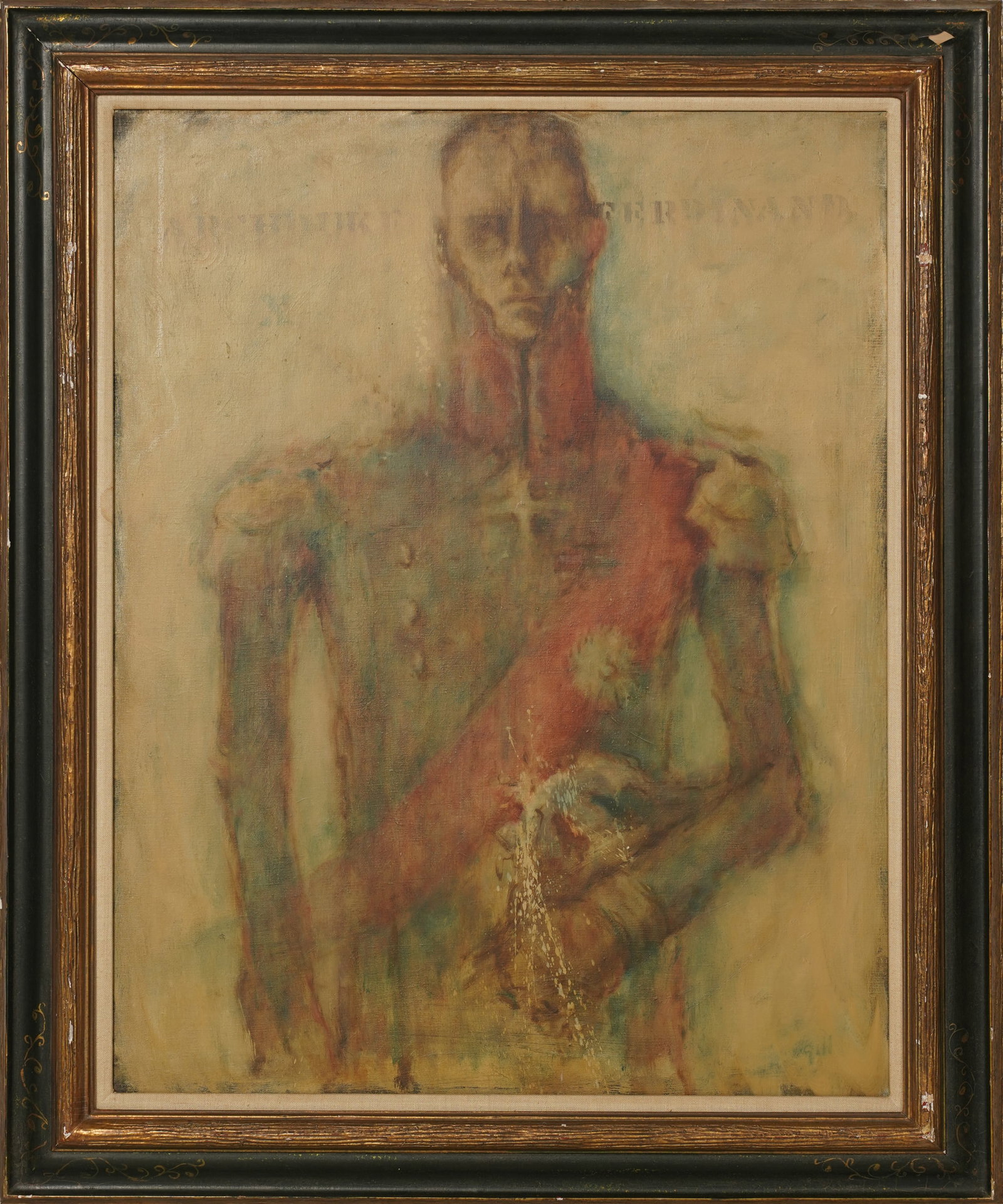 Robert Gill , Marche Militaire: oil on linen canvas, 32 x 25 in., frame: 39 x 32 in. Edwin A. Ulrich Museum of Art, Kansas