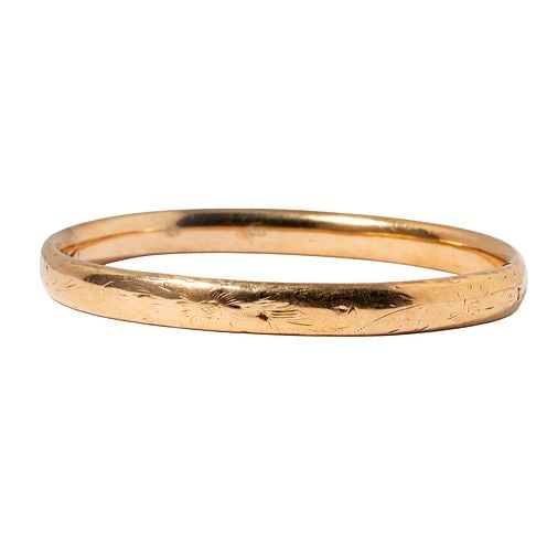 14 Karat Yellow Gold Bangle Bracelet (1 of 6)