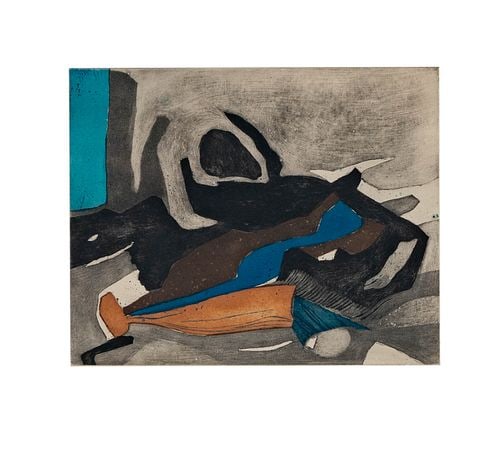 Abstract Lithograph
