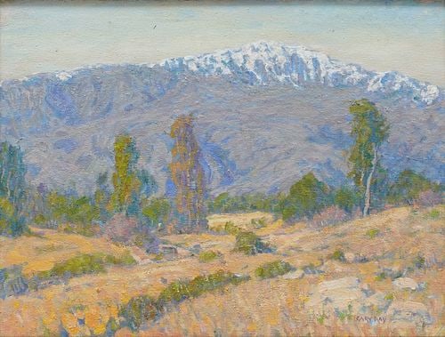 Gary Ray (American, b. 1952): San Jacinto: Buyer's Premium is 25% on Abell.com Buyer's Premium is 28% on Liveauctioneers.com oil on linen, signed, 18 x 24 in.