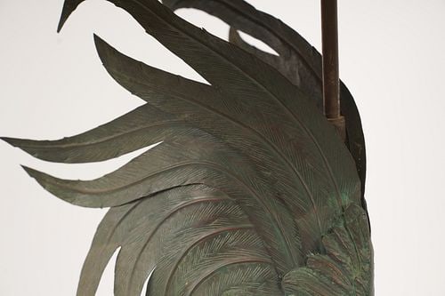 Rooster Bronze Table Lamp - 15