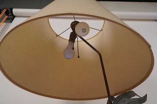 Rooster Bronze Table Lamp - 5