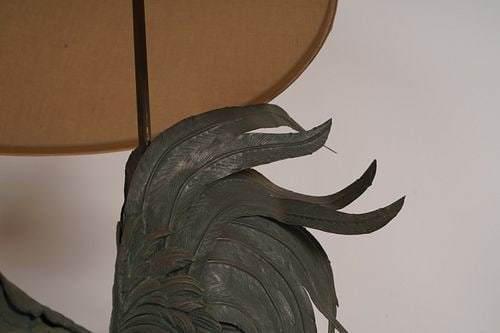 Rooster Bronze Table Lamp - 6