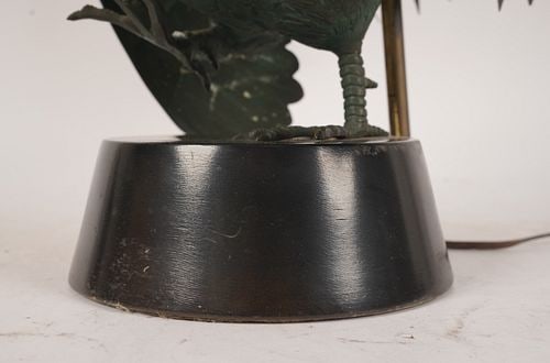 Rooster Bronze Table Lamp - 9