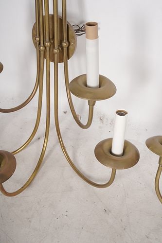 Five Large Modern Brass Five-Light Sconces - 13