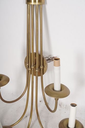 Five Large Modern Brass Five-Light Sconces - 14
