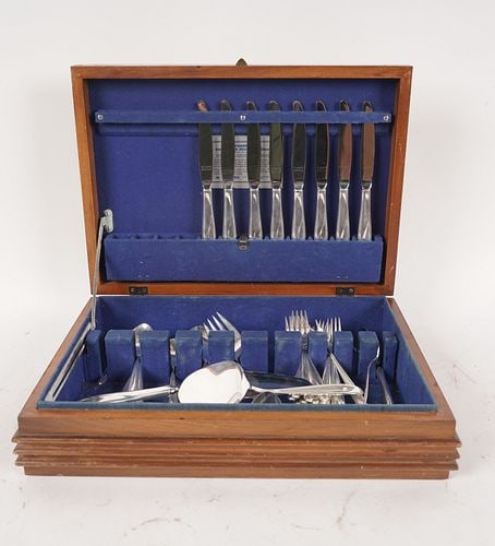 Reed & Barton Sterling Flatware Set - 12